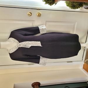 NWT Hailey Lyn Black Sheath Dress with Bell Sleeves Size Large